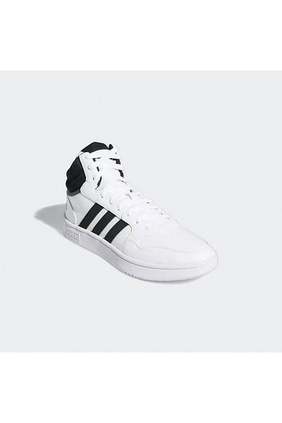 adidas Herren Hoops 3.0 Mid Lifestyle Classic Vintage Weiße Basketballschuhe Gw3019