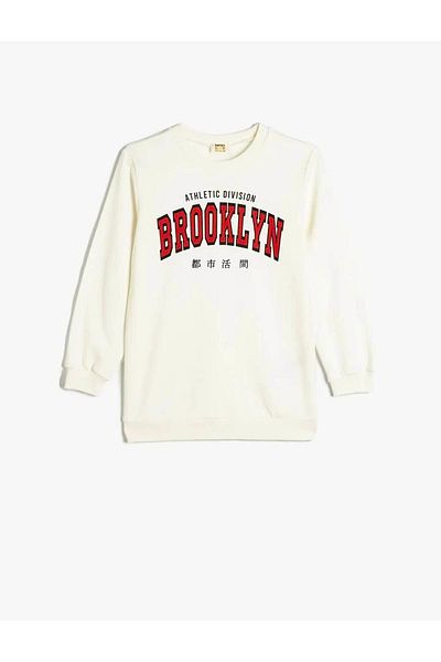 Koton Long Sleeve City Printed Sweat Raster