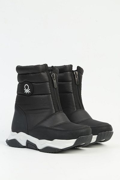 Benetton Black Children's Boots - Bn-50125 Model