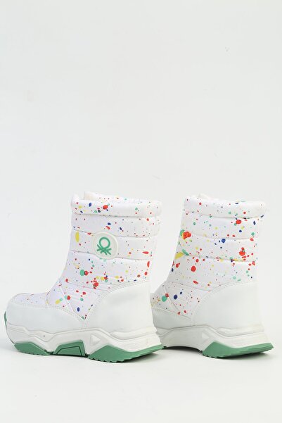 Benetton ® Çocuk Bot Beyaz Yesil BN-50125