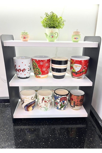 FBT 3 Raflı, Mutfak Metal Tezgah Üstü Düzenleyici