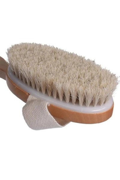 Alfa Life Marketing Organic Natural Horsehair Bath Brush