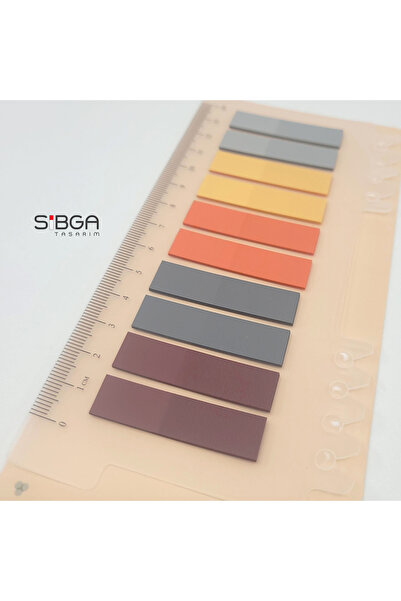sibga tasarım Transparent Colored Postit Post-it Post It.Bookmark Bookmark Postit Sticker Note Paper 200 Sheets