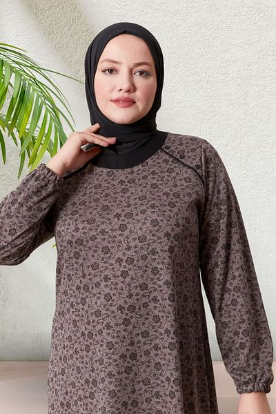 Ferace Γυναικείο φόρεμα Lizi Plus Size