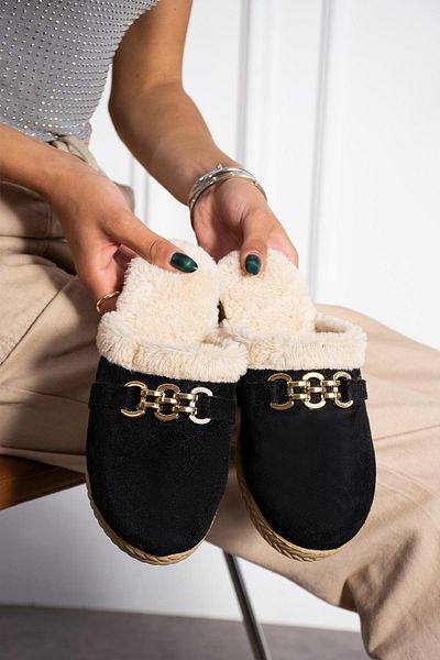 Moda Frato Modafrato MİMOZA Γυναικείες παντόφλες εσωτερικού χώρου Χειμερινές παντόφλες Dowry Bundle Guest Slippers