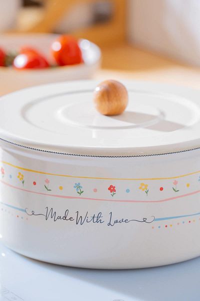 ACAR Made with Love Enamel Pot - 20 cm