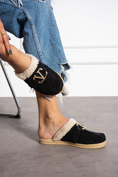 Moda Frato Modafrato Vıvıan Γυναικείες παντόφλες εσωτερικού χώρου Χειμερινές παντόφλες Dowry Bundle Guest Slippers
