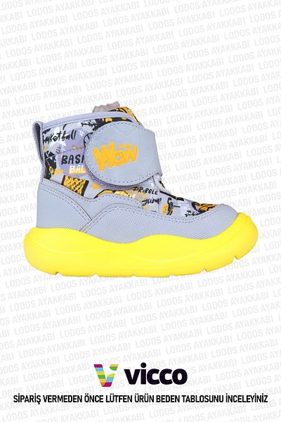 Vicco Santo Model Orthopedic Unisex Baby and Child Gray Snow Boots