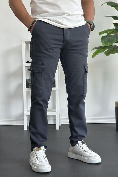 Edwox Smoked Men's Cargo Pants - Side Pocket, Edw184