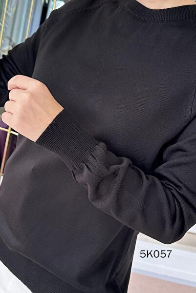 İnce Topuk Crew Neck Knitwear Blouse 5K057