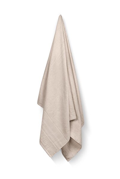 Bluenity Softy Beige Body Towel - 100% Cotton, Extra Soft, 70X140 Cm