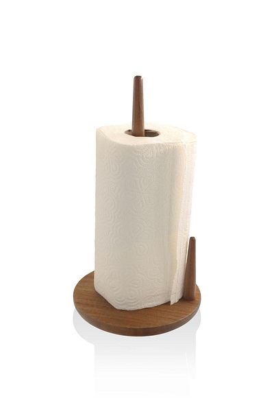 The Mia Natura Acacia Paper Towel Holder 18X32 cm