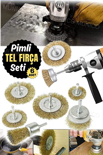 Gaggani Metal İşleme için Mükemmel: 6 Parça Tel Fırça Seti ile Hassas Temizli...