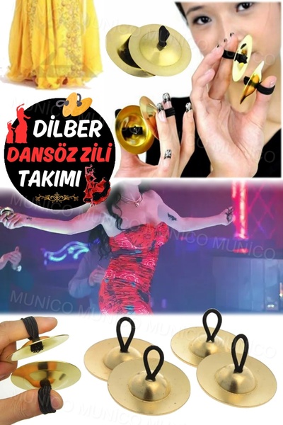 Gaggani Eğlenceli Pavyon Parmak Zili Dansöz Aksesuarı Fantezi Sexy Oyuncak Eğ...