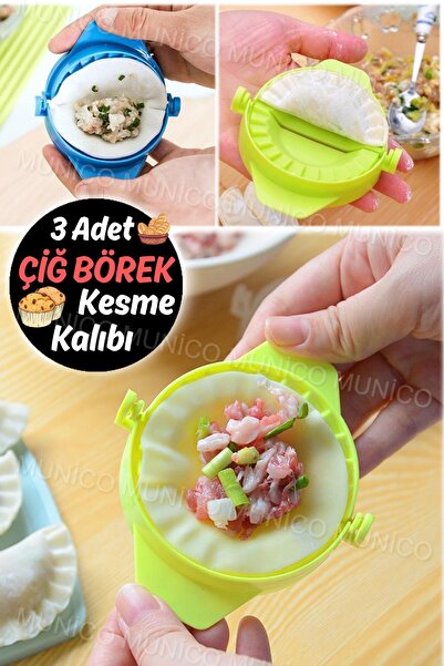 Genel Markalar 3 Adet Hamur Açıcı Hamur Presleme Mantı Börek Poğaça Hamur Açm...