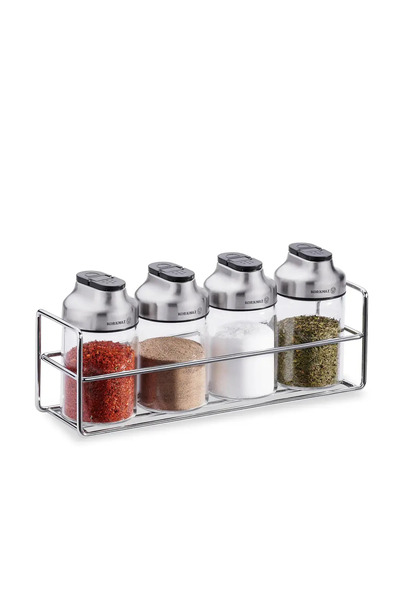KORKMAZ Astra 4-Piece Spice Set - 120ml Each A5629-7