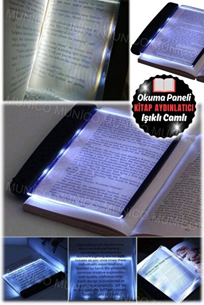 Genel Markalar Okuma Lambası Okuma Gece Işıkları Düz LED Paneller Kitap Çalış...