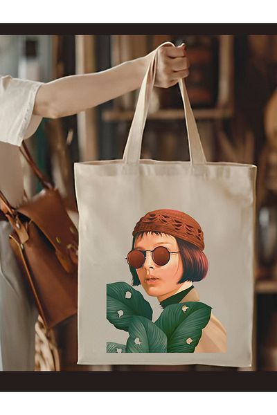 Cemira Leon Mathilda Tote Bag Geantă de stofa