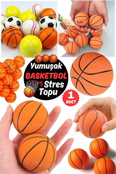 Flower Toys Parmak Güçlendirici Zıplayan Mini Basketbol ve Futbol Topu Esnek ...