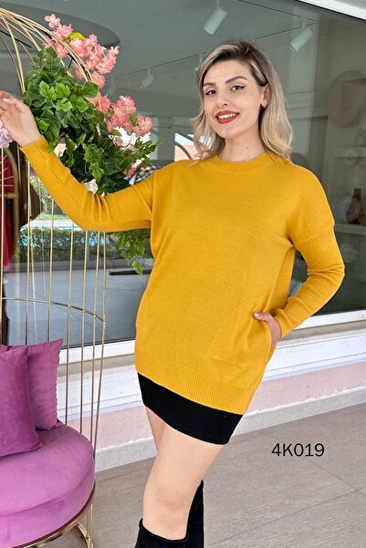 İnce Topuk Pocketed Knitwear Blouse 4k019