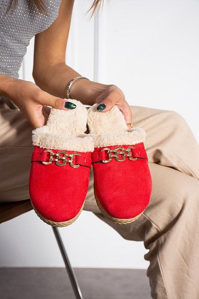 Moda Frato Modafrato Mimoza Women's Indoor Slippers Winter Slippers Dowry Bundle Guest Slippers