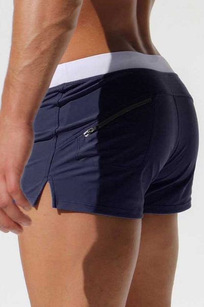 Angelsin Ανδρικό σορτς κολύμβησης Navy Blue Lycra