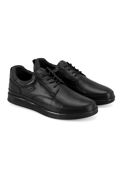 Desa Ανδρικά δερμάτινα casual παπούτσια Ruben Black