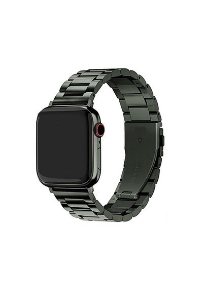 Nezih Case Apple Watch Series 2/3/4/5/6/7/8/9/se 38 40 41 ملم سوار معدني من الفولاذ المقاوم للصدأ قابل للتعديل