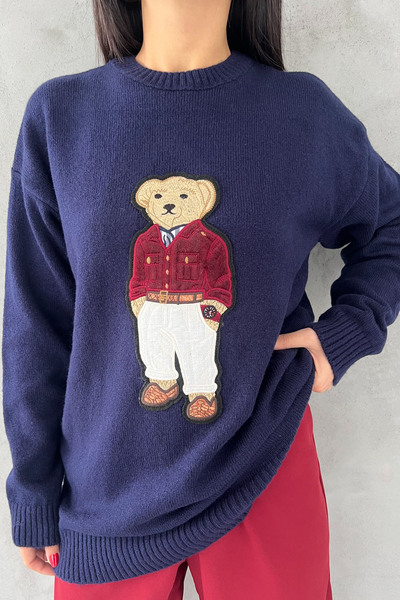 Seda Yalçın Atelier Тедді Ведмідь Лациверт Казак