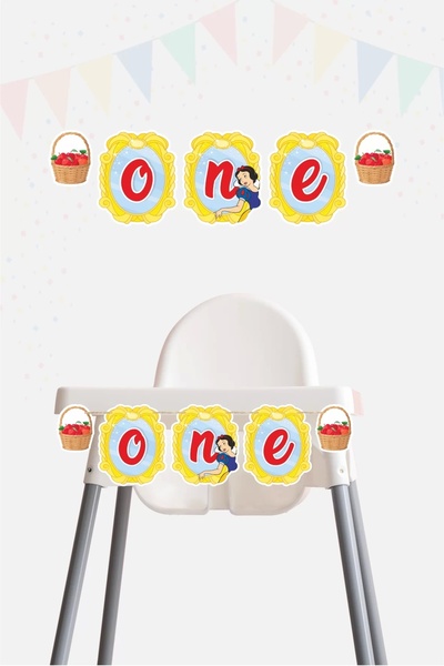 neşeli günlerim Snow White One Banner (ΧΥΜΟ ΧΑΡΤΙ) *γενέθλια