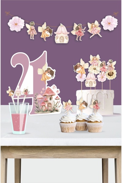 neşeli günlerim Set tematic pentru fetiță de ziua de naștere de 4 ani