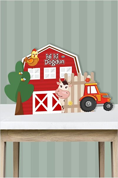 neşeli günlerim Tablă de ferme 3D - Hârtie groasă (TABLĂ)