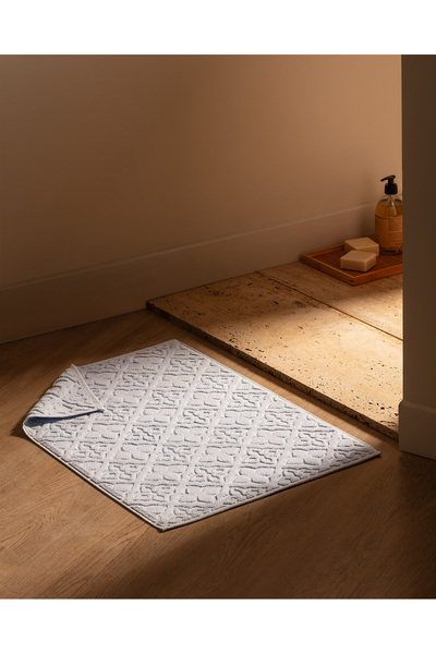 Madame Coco Πετσέτα ποδιών Rachel 100% βαμβακερή - Μπλε - 50x70 cm