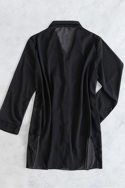 Angelsin Chiffon-Hemd, Strandkleid, Pareo, Kimono, Kaftan