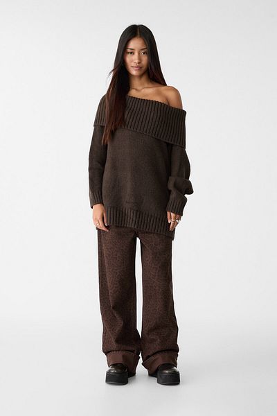 Stradivarius Open Shoulder Knitwear Sweater
