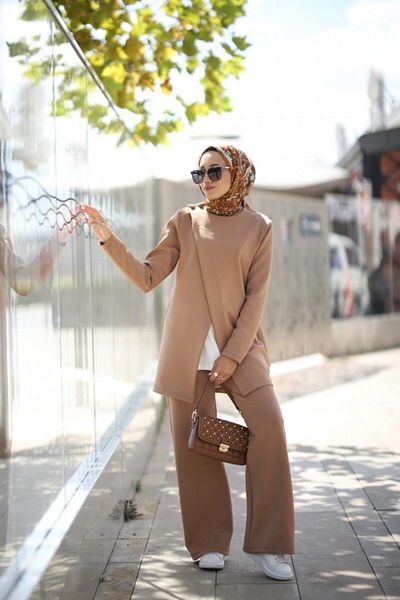 NS Moda مينك موديل-520 طقم حجاب بوم