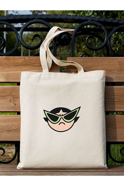 Cemira Powerpuff Tote Bag Geantă de stofa