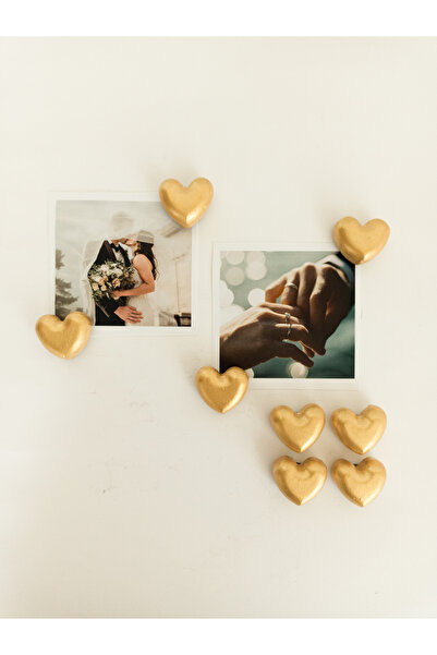 ABAD.HANDMADE 8'Lİ KALP BUZDOLABI MAGNETİ