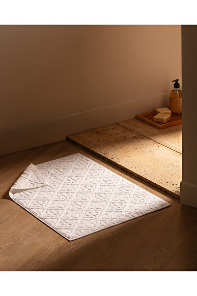 Madame Coco Πετσέτα ποδιών Rachel 100% βαμβακερή - Λευκή - 50x70 cm