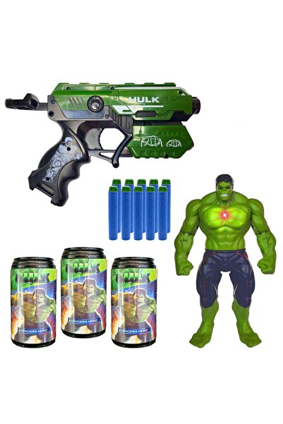 Tıfıl Toys Oyuncak Hedefli Soft Mermili HULK Figürlü Dart Atan
