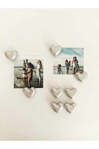 ABAD.HANDMADE 8'Lİ KALP BUZDOLABI MAGNETİ