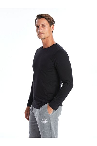 LC Waikiki New Season Crew Neck Long Sleeve Men's Tank Top - W40997Z8