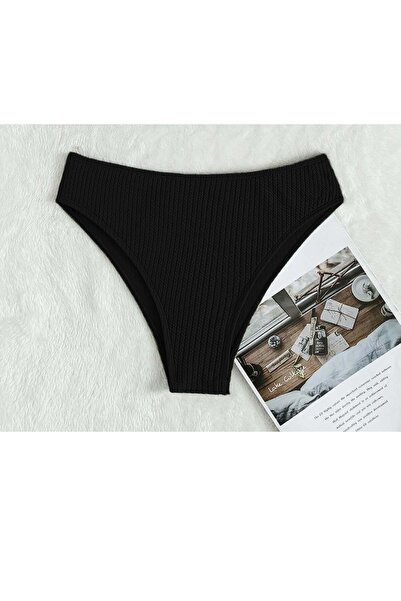 Angelsin Σετ μπικίνι με ψηλόμεσο τανκίνι - Μαύρο Beruflic