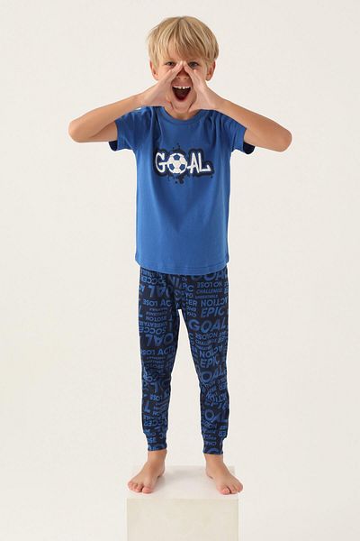 PJS Roly Poly 3344 Goal Boy's Pajama Set