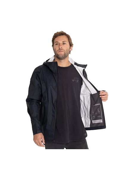 Merrell Fallon Rain Shell Men's Black Raincoat