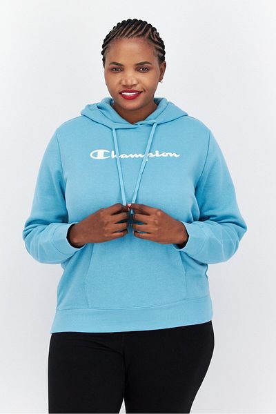 Champion Women Sportswear Fit Long Sleeve Outdoor Sweatshirts, Turquoise