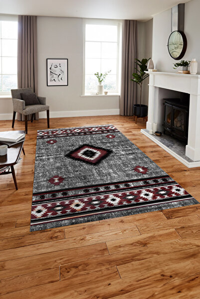 Napoli Home Digital Printed Nordic Classic Motif Washable Non-Slip Runner Kitchen Living Room Carpet