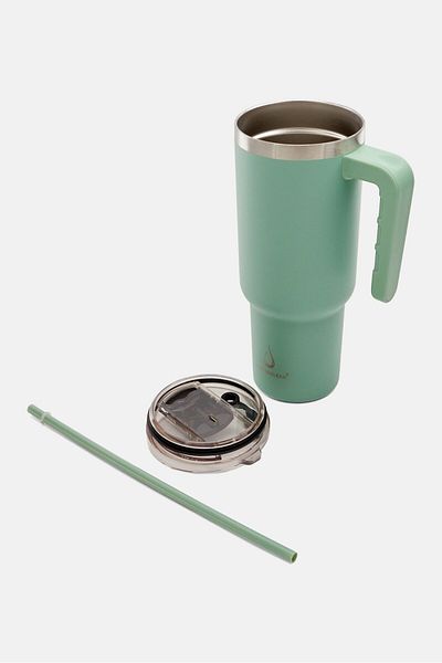 Hydroclear Stainless Steel Tumbler Bottle 1L, Green