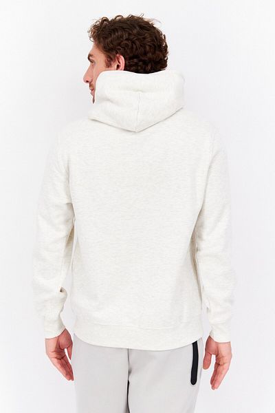 Champion Men Sportswear Fit Outdoor Hooded Sweatshirt, Beige