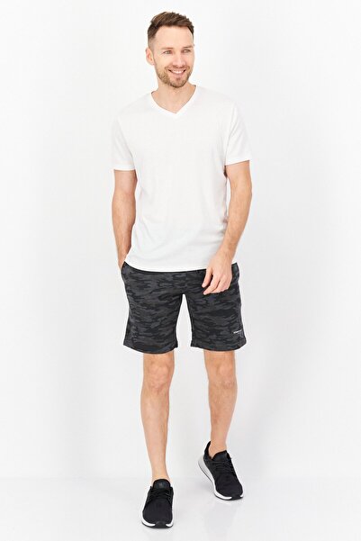 Kenneth Cole Men Drawstring Camouflage Basic Shorts, Multicolor